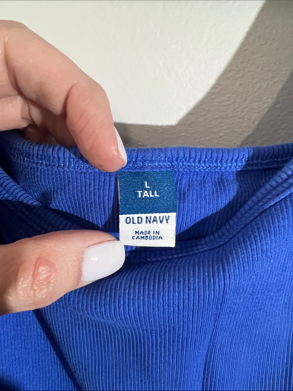 Old Navy Royal Blue Slip Midi Dress - Picture 2 of 4